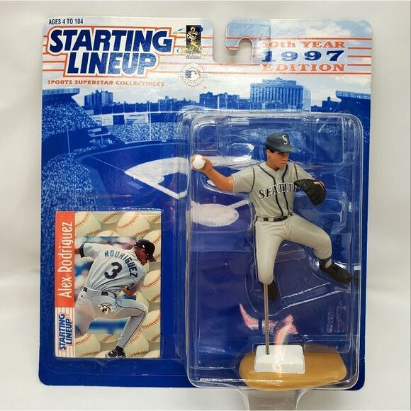 💜NIB Vintage Alex Rodriguez 1997 Edition Starting Lineup - Picture 1 of 2